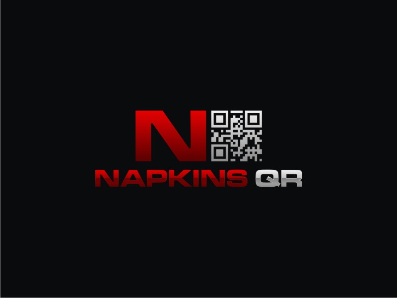 napkinsQR logo design by Artomoro