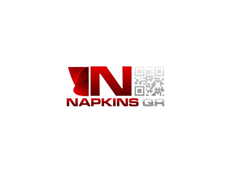 napkinsQR logo design by Artomoro