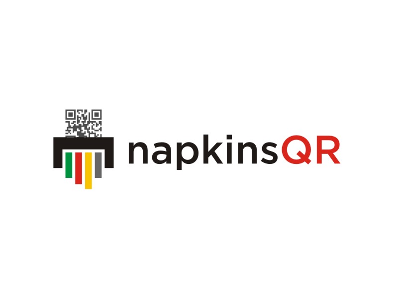 napkinsQR logo design by onie