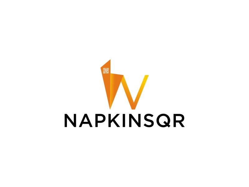 napkinsQR logo design by Artomoro