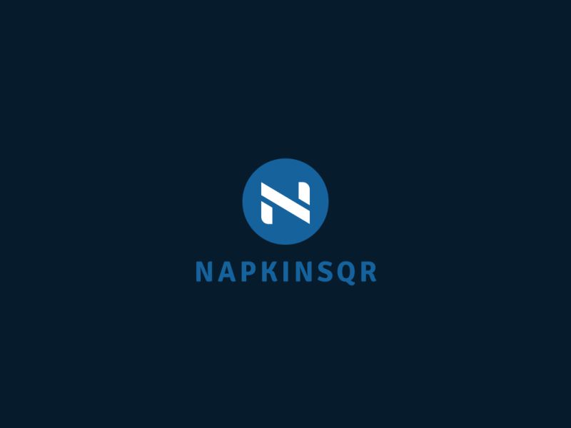 napkinsQR logo design by giphone