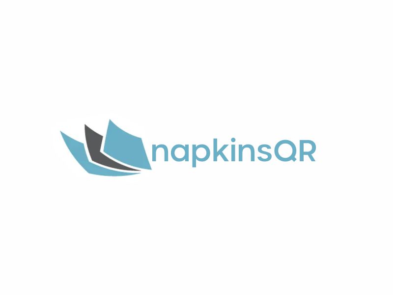 napkinsQR logo design by giphone