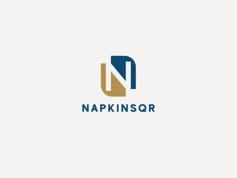 napkinsQR logo design by giphone