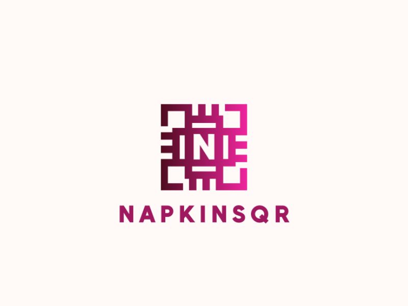 napkinsQR logo design by Greenlight