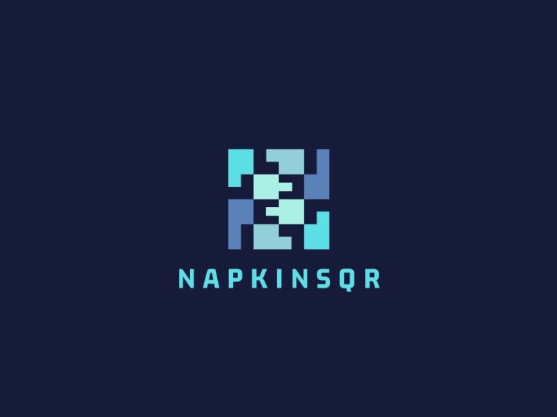 napkinsQR logo design by Greenlight