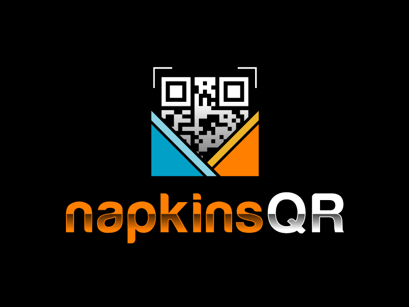 napkinsQR logo design by Vins