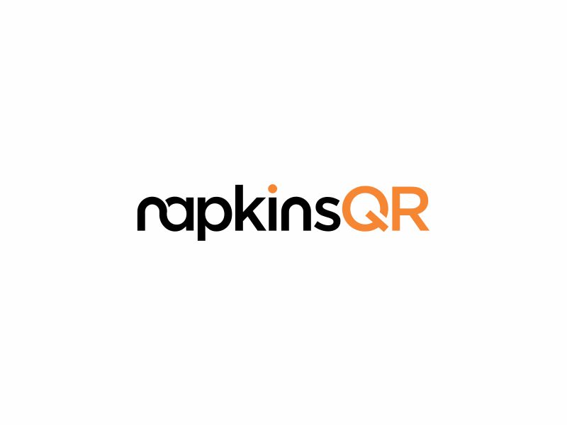 napkinsQR logo design by hopee