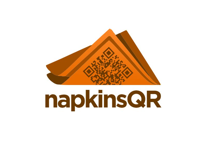 napkinsQR logo design by M J