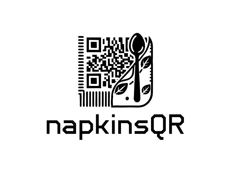 napkinsQR logo design by Gwerth