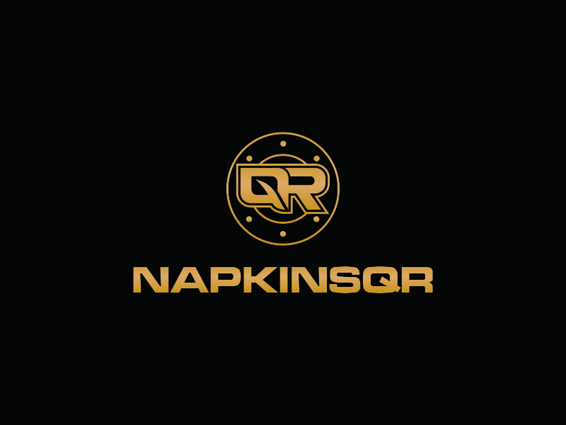 napkinsQR logo design by azizah