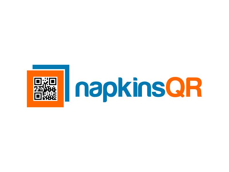 napkinsQR logo design by rizuki