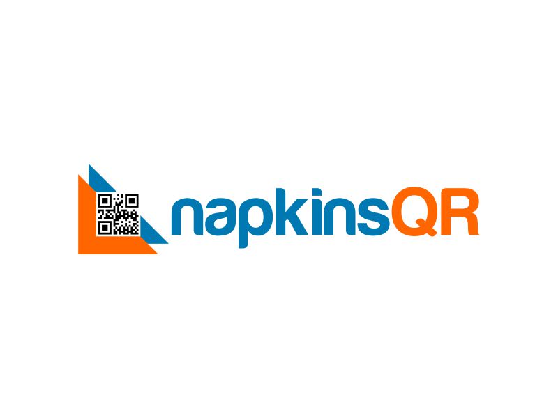 napkinsQR logo design by rizuki