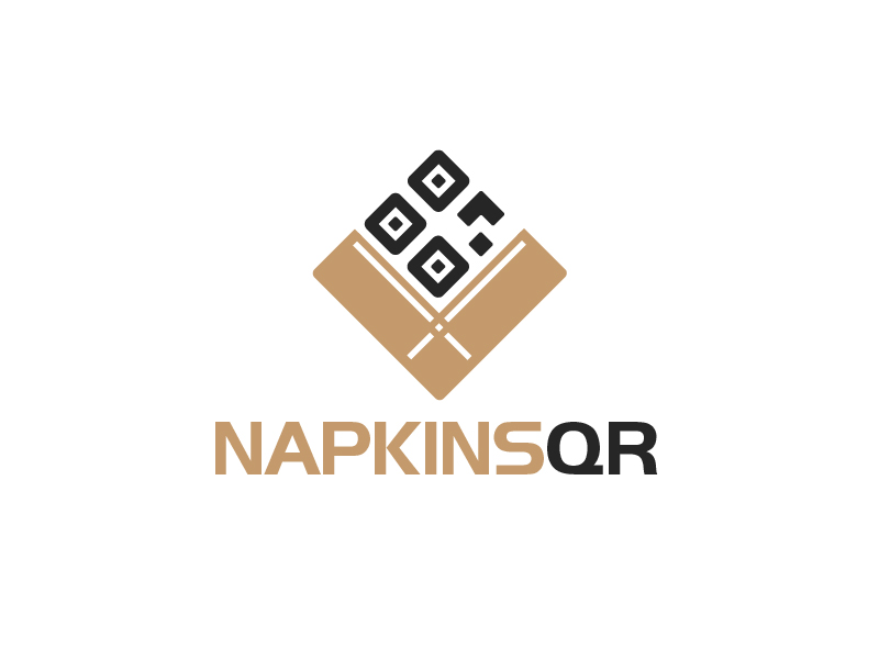 napkinsQR logo design by logofighter