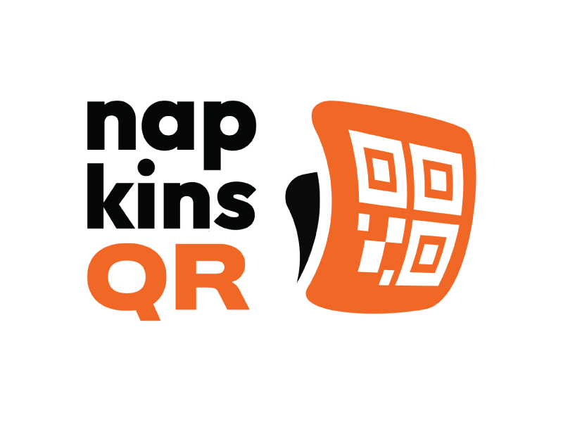 napkinsQR logo design by Archie Taftazani Azra