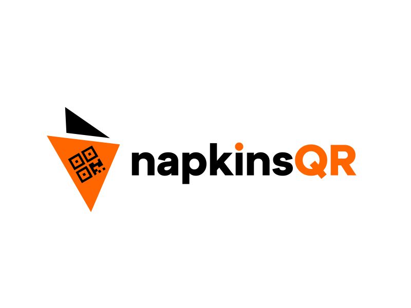 napkinsQR logo design by serprimero