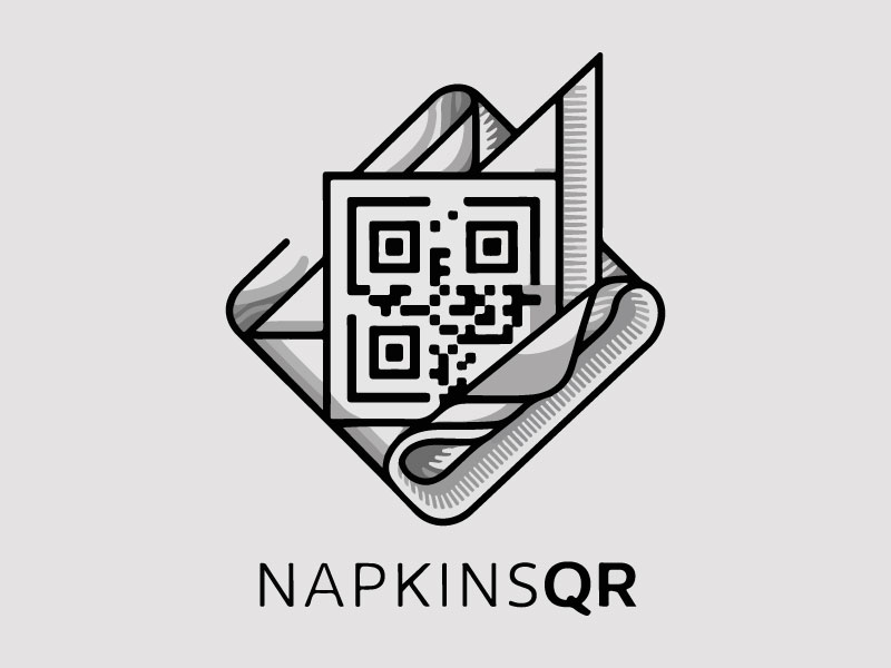 napkinsQR logo design by Crushboysourav