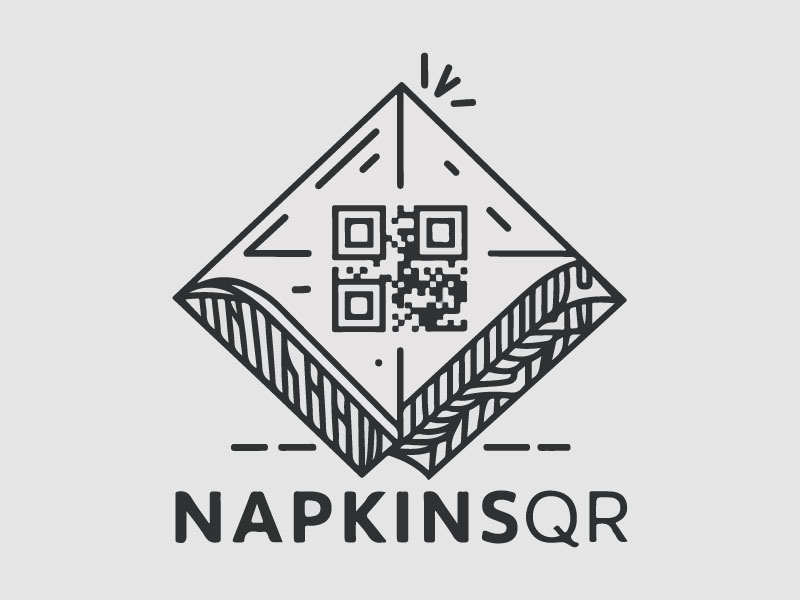 napkinsQR logo design by Crushboysourav