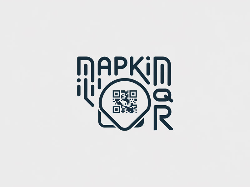 napkinsQR logo design by jandu