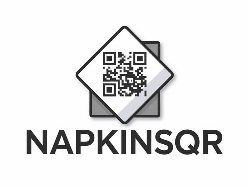 napkinsQR logo design by jandu