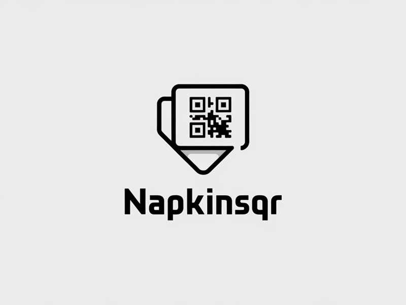 napkinsQR logo design by jandu