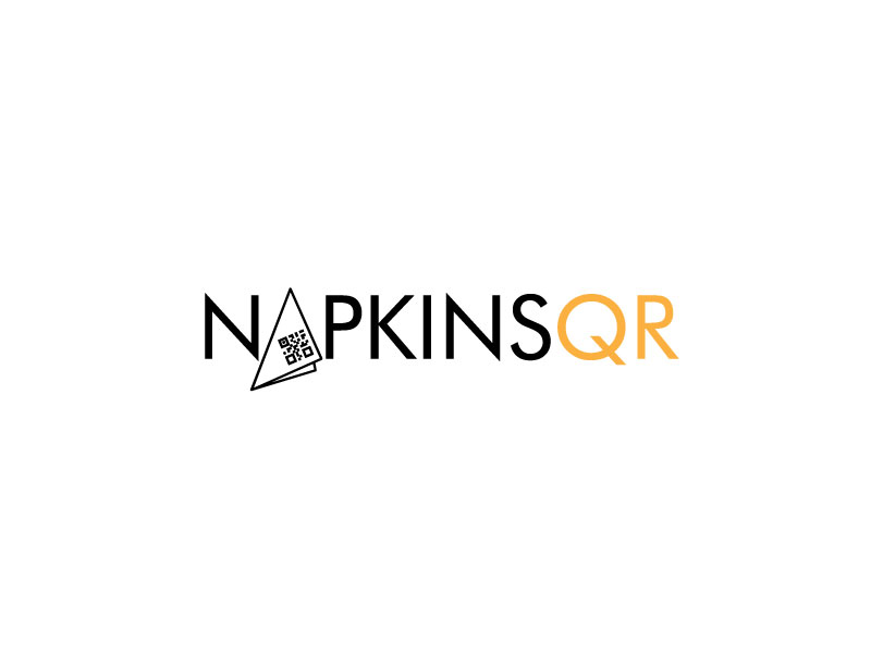 napkinsQR logo design by bezalel