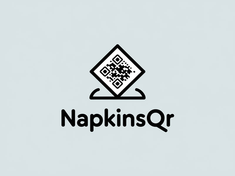 napkinsQR logo design by navneet