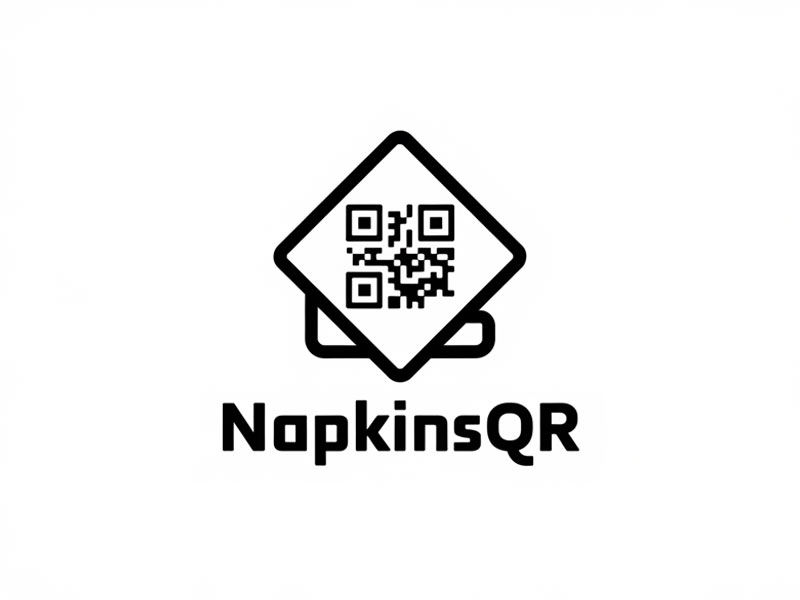 napkinsQR logo design by navneet