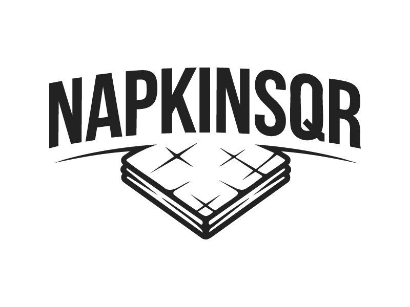 napkinsQR logo design by BrightARTS