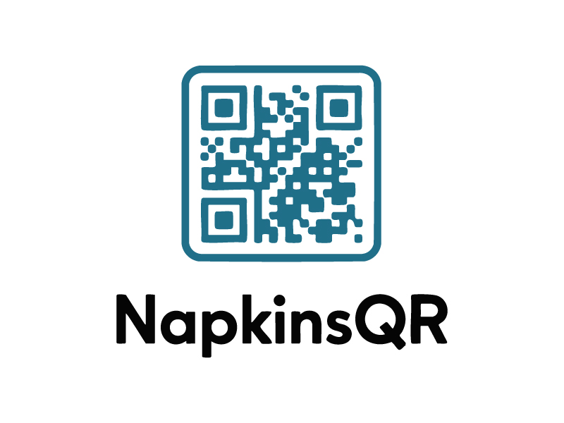 napkinsQR logo design by BrightARTS