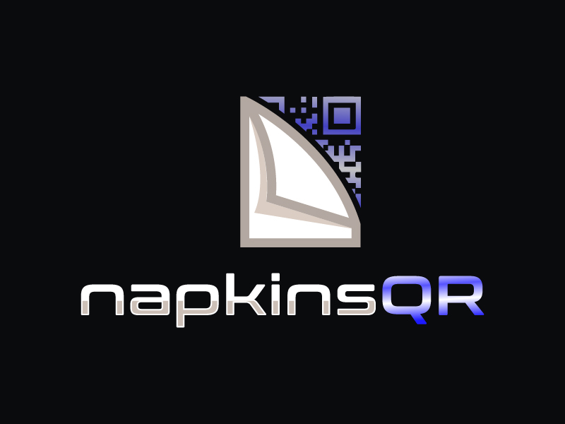 napkinsQR logo design by MUSANG