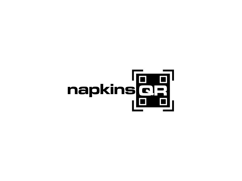 napkinsQR logo design by oke2angconcept