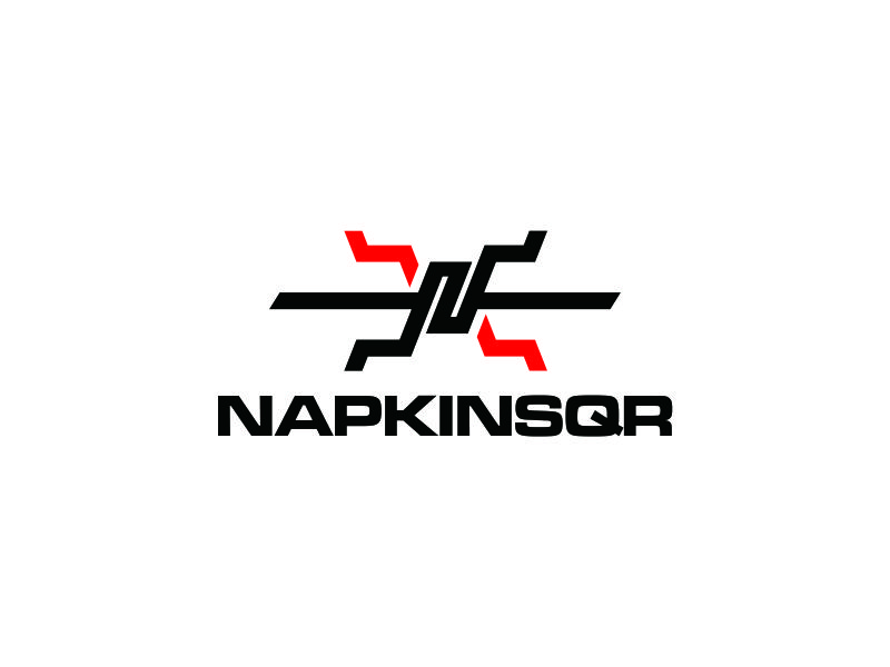 napkinsQR logo design by azizah