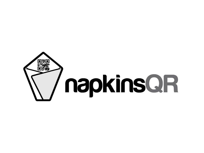 napkinsQR logo design by usef44