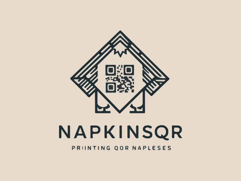 napkinsQR logo design by Rahul Biswas