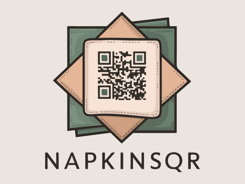 napkinsQR logo design by Rahul Biswas