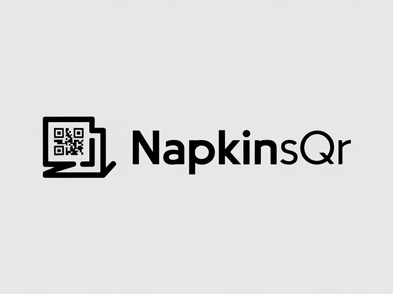 napkinsQR logo design by IamSoya