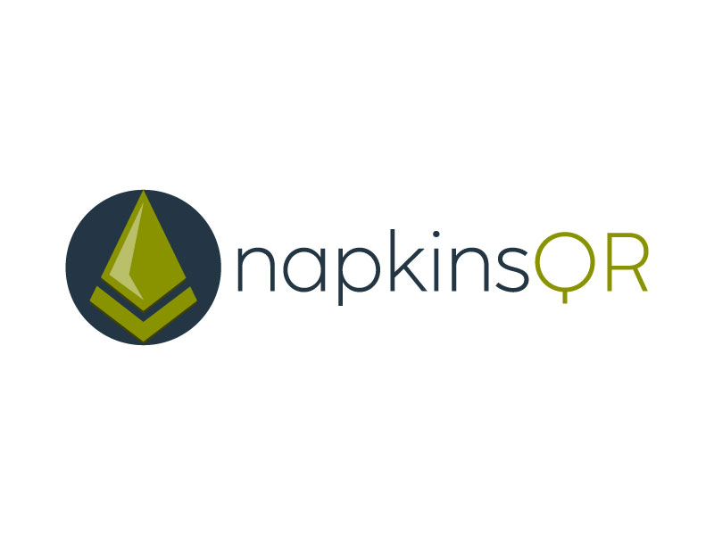 napkinsQR logo design by Rahul Biswas