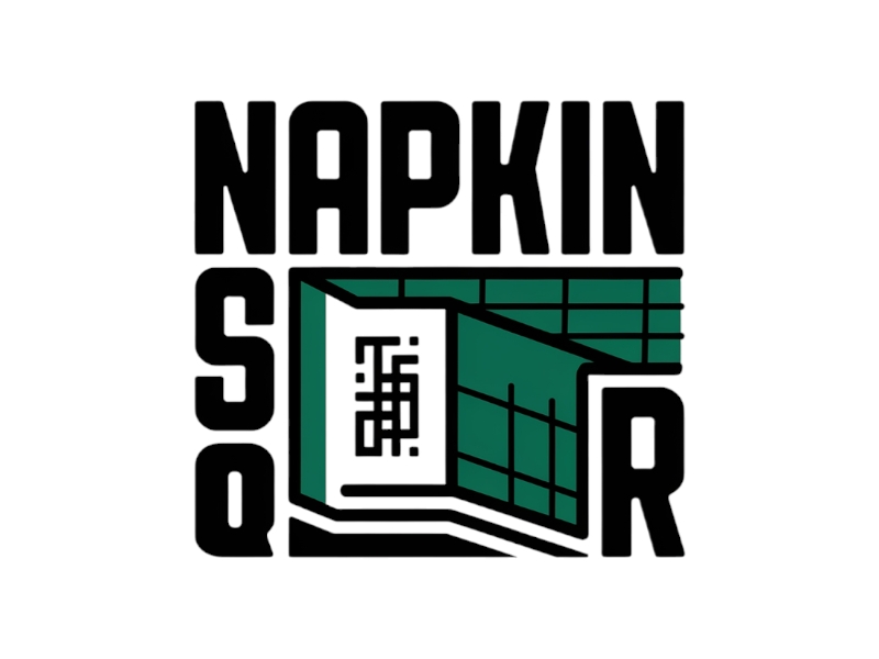 napkinsQR logo design by salim