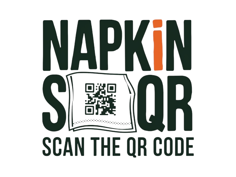 napkinsQR logo design by salim