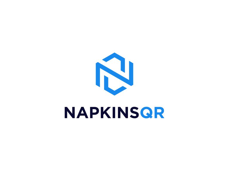 napkinsQR logo design by kiki