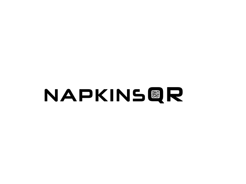 napkinsQR logo design by DADA007