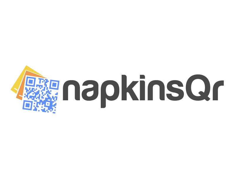 napkinsQR logo design by gearfx