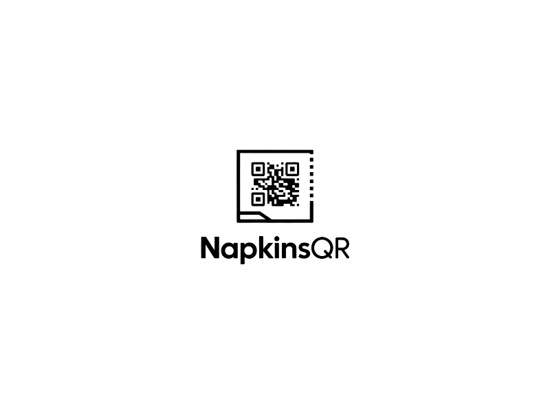 napkinsQR logo design by iffikhan