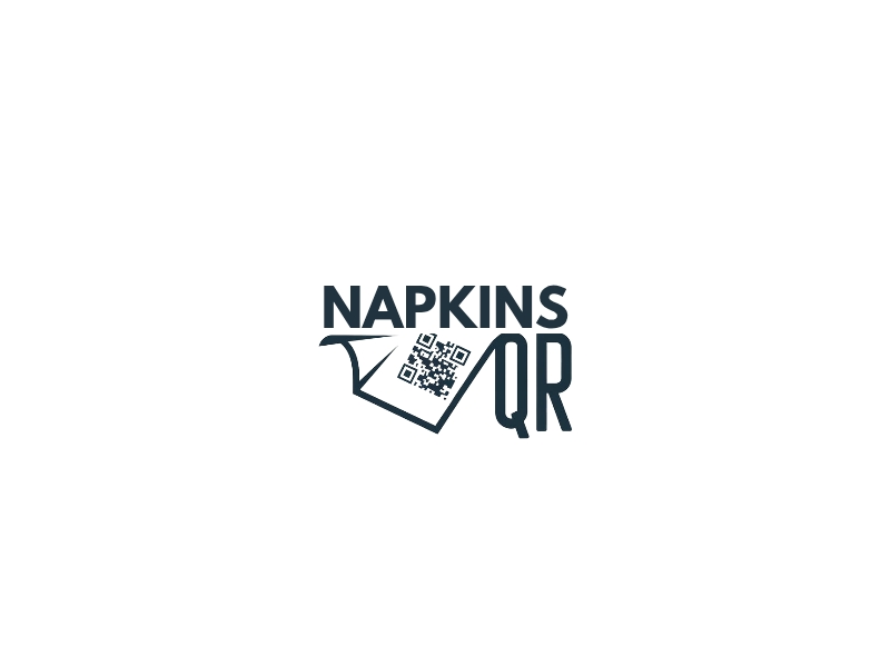 napkinsQR logo design by iffikhan