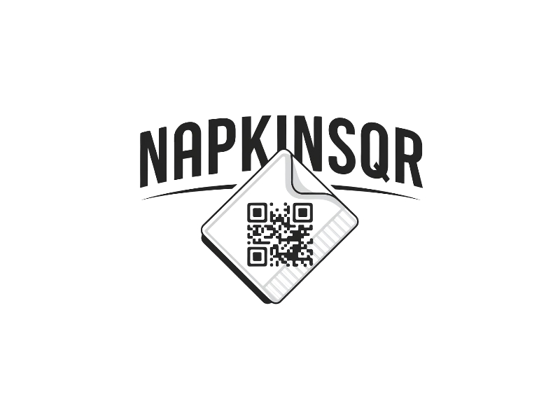 napkinsQR logo design by iffikhan