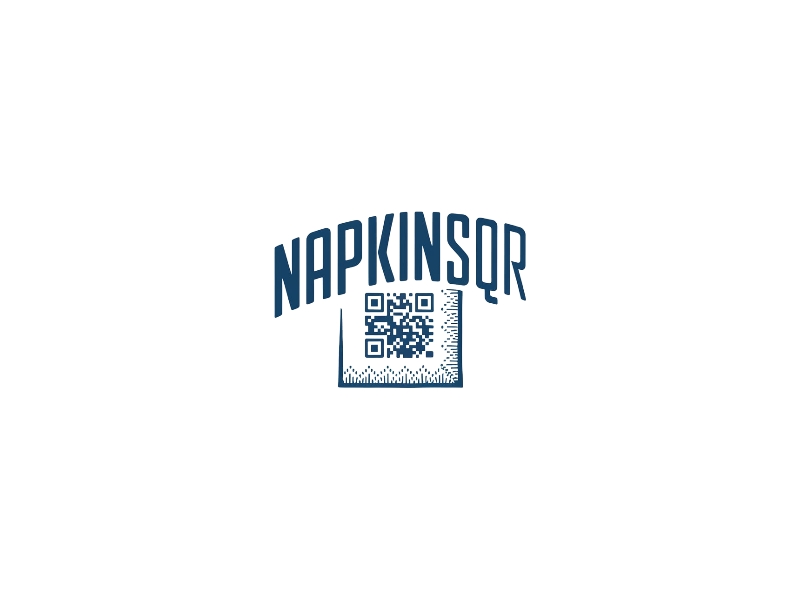 napkinsQR logo design by iffikhan