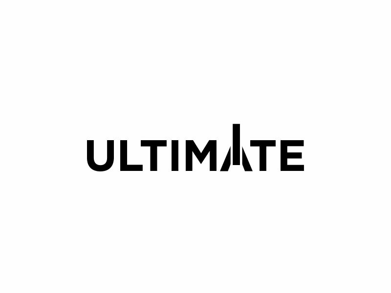 I would like a logo for the word "Ultimaite" logo design by giphone