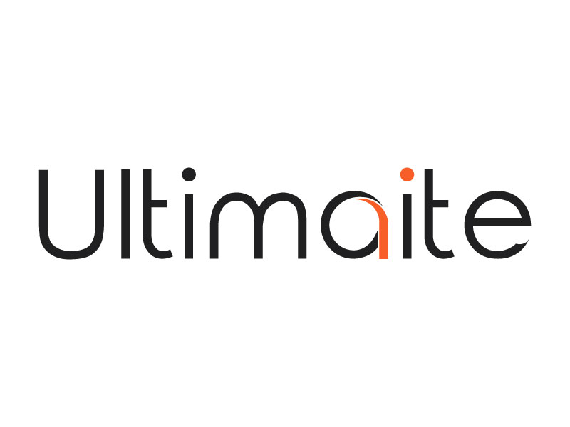 I would like a logo for the word "Ultimaite" logo design by Rahul Biswas