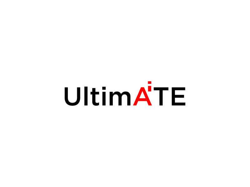 I would like a logo for the word "Ultimaite" logo design by glasslogo