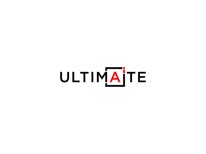 I would like a logo for the word "Ultimaite" logo design by glasslogo